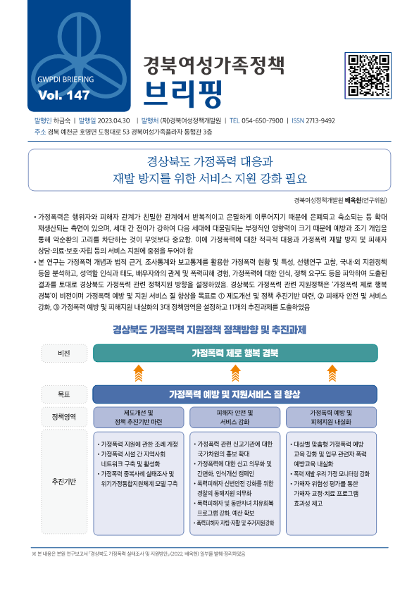 경북여성가족정책브리핑 제147호 관련사진